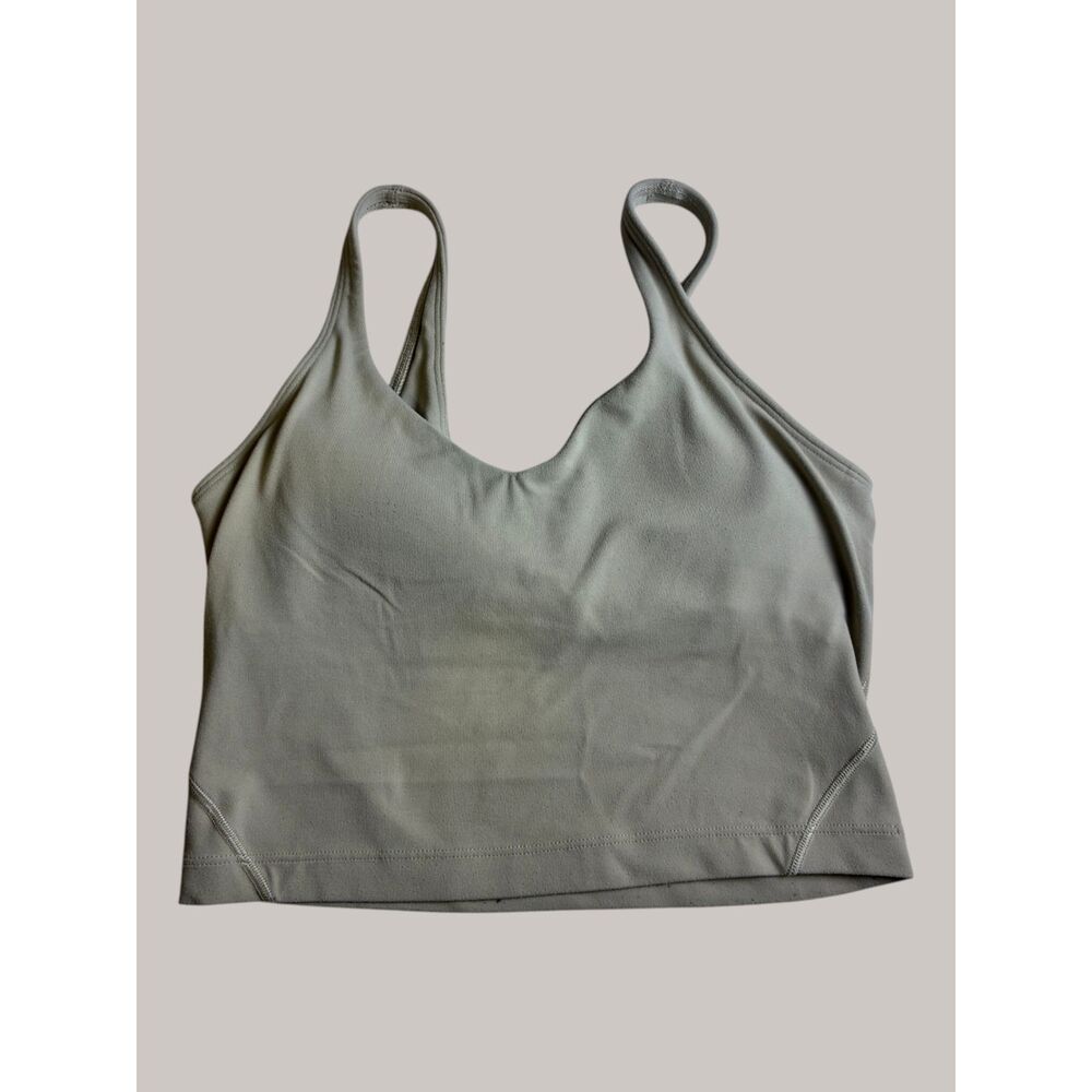 Lululemon Women's Beige Tan Athletic Tank Top Size 4